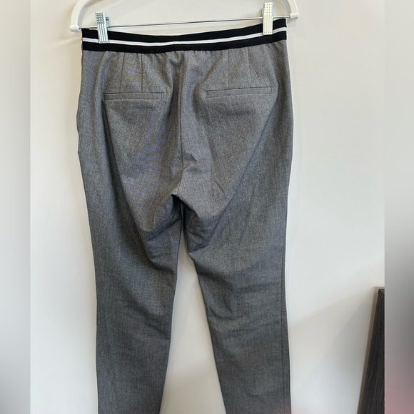 Zara Gray Tailored Pants Elastic waist in back. Very comfortable and stylish Med - Picture 5 of 6